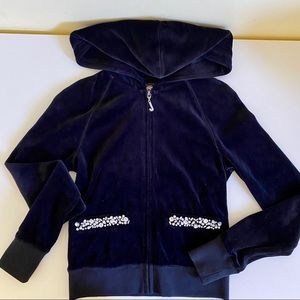 Juicy Couture Velour Rhinestone Sweater